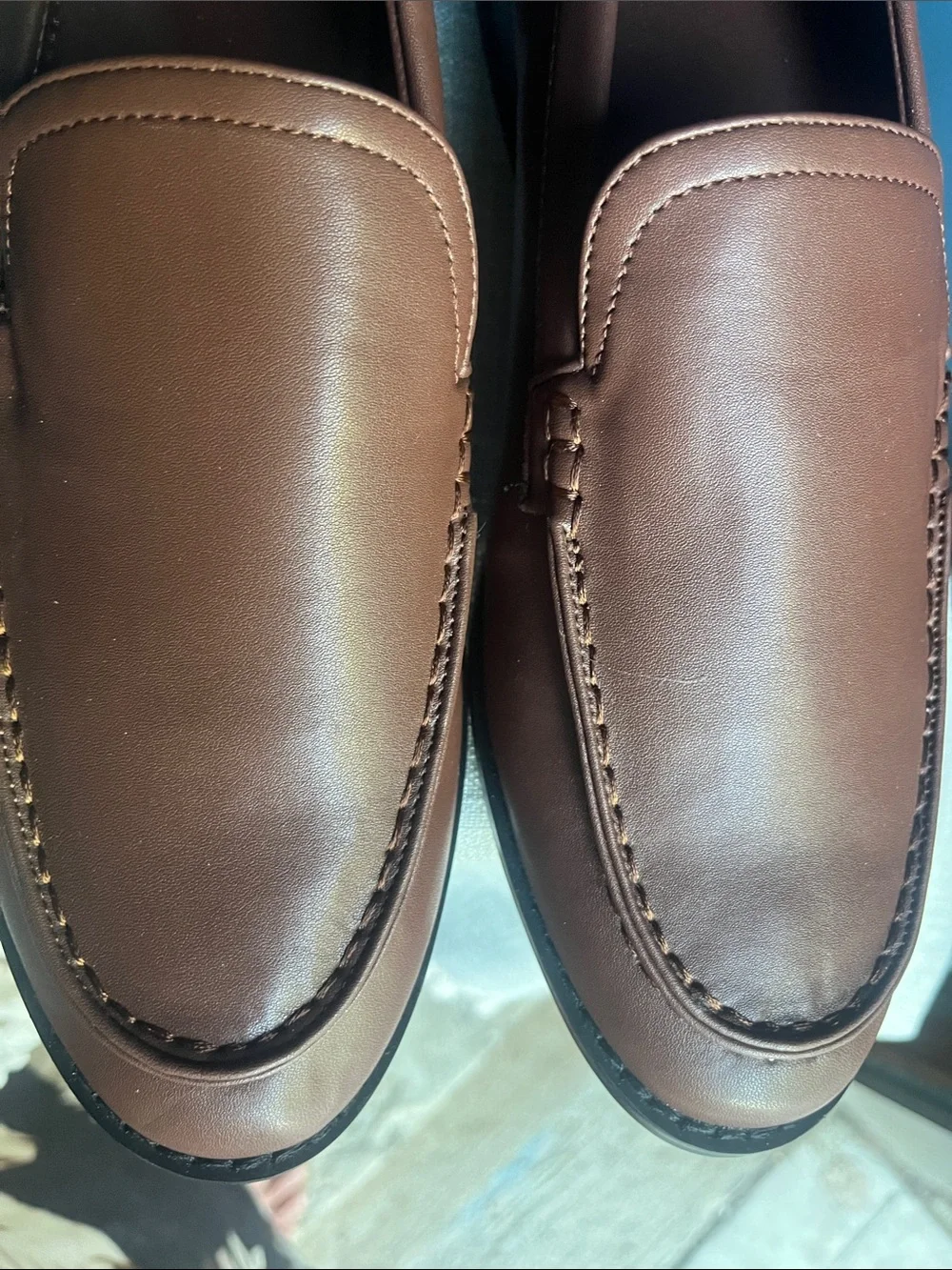 Men’s Brown Leather Loafers sizes 40